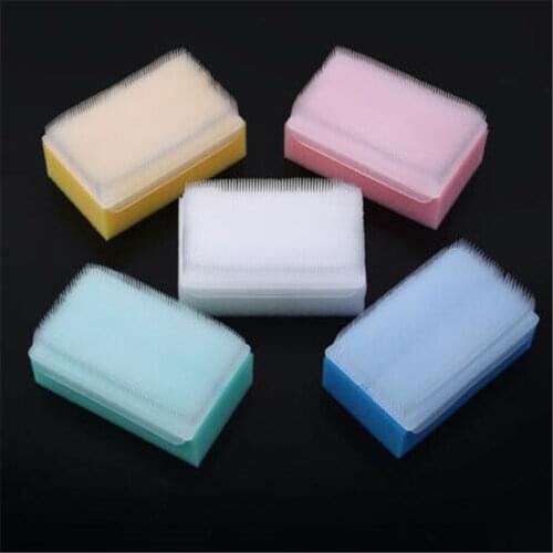 5pcs Children Sensory Brush Baby Bath Sponge Brush Surgical Hands Denture Cleaning Brush Sterile Sponge Scrub Bristle Brushes