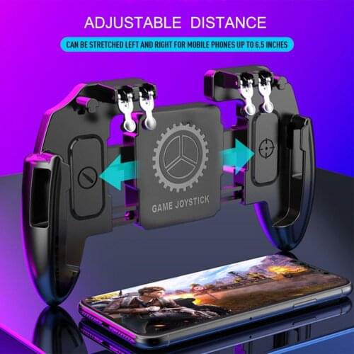 M10 Game Controller for MEMO Mobile Phone Game Handle for PUBG Six Fingers All-In-One Mobile Controller Game Gamepad