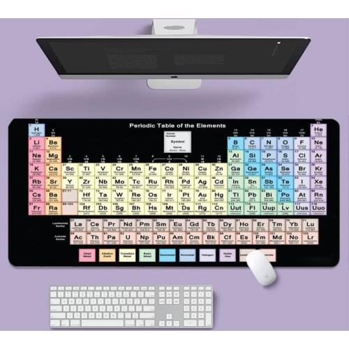 Periodic Table Of The Elements Comfort Mouse Mat Gaming Mousepad Large Gaming Laptop XL Non-slip Rubber Office Computer