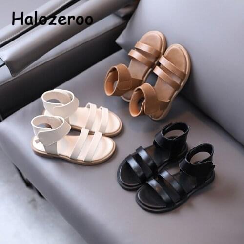 Summer Kids Gladiator Sandals Baby Girls Beach Sandals Children Black Brand Shoes Princess Sandalias Fashion Dress Shoes 2021
