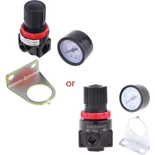 2021 New AR-2000 G1/4'' Pneumatic Mini Air Pressure Regulator Control Compressor