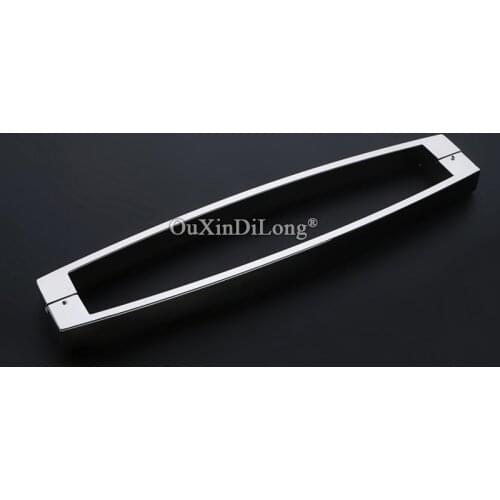 New Arrival Stainless Steel Frameless Shower Cabin Glass Sliding Door Handles Glass Door Pull / Push Handles Polishing Finished
