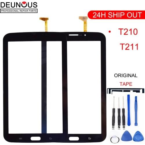 New 7 inch For Samsung Galaxy Tab 3 SM-T210 SM-T211 SM T210 T211 Touch Screen Digitizer Glass Panel Sensor Tablet Replacement