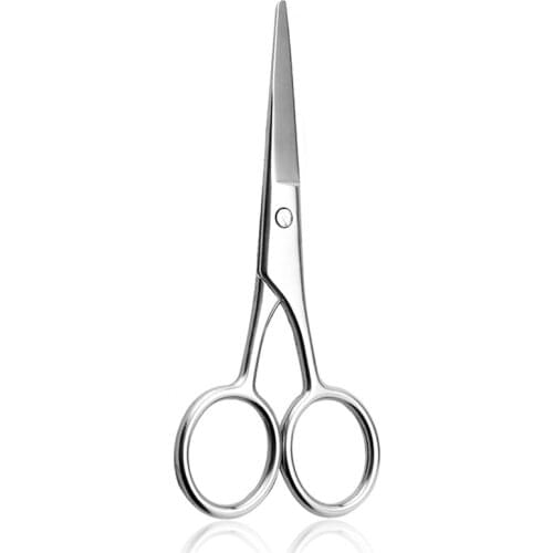 Eyebrow Scissor Eyebrow Trimmer Eyebrow Eyelashes Nose Hair Scissor Stainless Steel Manicure Scissors Nail Makeup