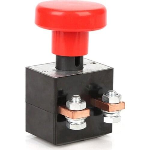Emergency Stop Switch Red Mushroom Head Push Button Switches Replacing 250A Electric Car Forklift Emergency Power Off Switch