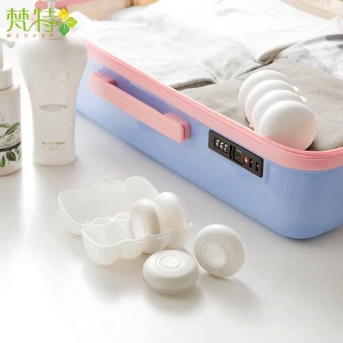 4PCS/Set Travel Refillable Liquid Soap Dispenser Leak-proof Portable Press Type Toiletries Bottle for Lotion, Shampoo