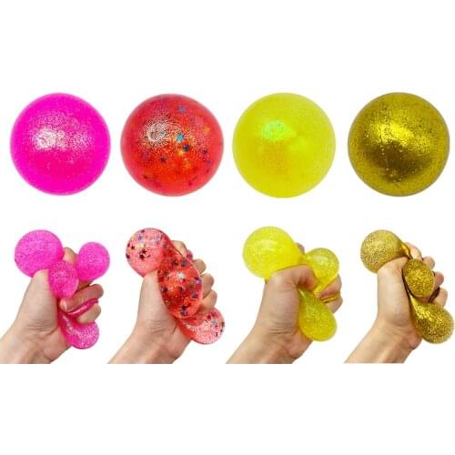 6cm Slime Blink Jelly Feel Figet Girls Toys Anti Stress Relief Sticky Ball Squeeze Soft Squishy Rising Abreact Toy Funny Gift