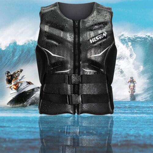 HISEA life jacket adult professional imported high-buoyancy cotton motor boat marine portable surfing vest vest