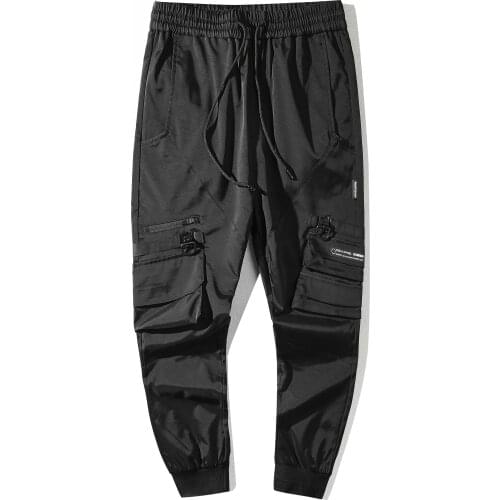 Tactical pants joggers techwear multiple pockets darkwear streetgoth