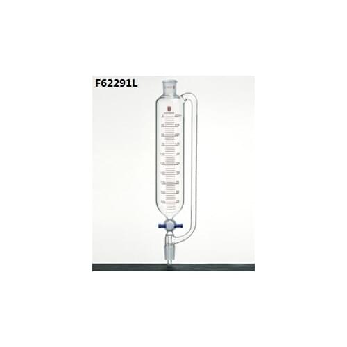 F62291L Funnel, Pressure Equalizing, Capacity:1000ml, Joints:29/42, PTFE Stopcock bore:4mm
