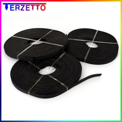 High Quality 5Meter/lot GT2-6mm open timing belt width 6mm GT2 belt Rubber Fiberglass cut to length for 3D printer Hot sale