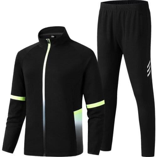 2021 High Quality Men Sport Zipper Suit Autumn Tracksuit Set Male Sweatshirt Jackets Men Tracksuit Sets Gym Set Men Clothes