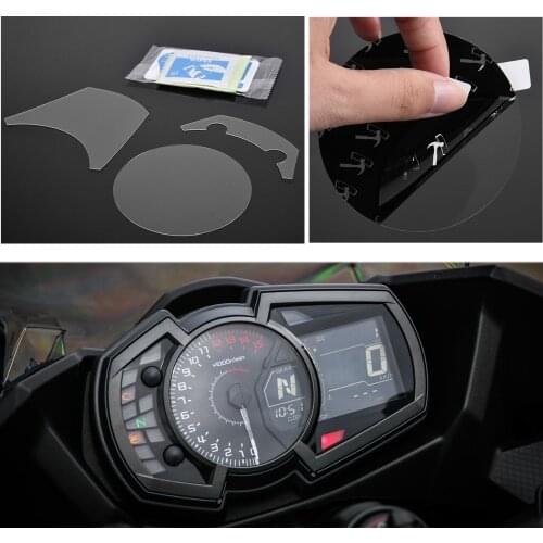 Scratch Cluster Screen Protection Film Protector For Kawasaki Ninja 400 250 Versys X300 X-300 Z1000SX Ninja 650 2017 2018 2019