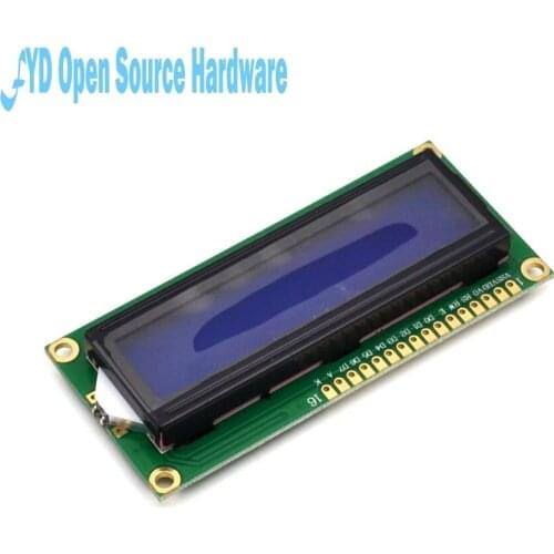 1pcs LCD 1602 Blue screen 5V Character LCD Display Module Blue Blacklight New 16X2