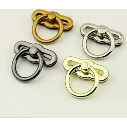 10 Pieces Luggage hardware accessories locks Metal twist switch buckle bag locks round hardware locks