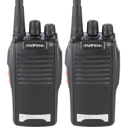 2PCS Two Way Radio Baofeng BF-777S Walkie Talkie 5W Handheld 400-470MHz UHF Radio Scanner