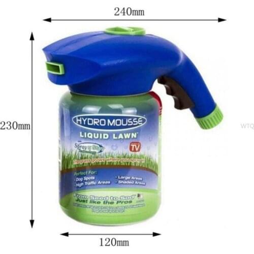 2021 Hydro Mousse Liquid Lawn Seed Sprinkler System Grass Seed Sprayer Plastic Watering Can Fast Easy Sprayers Ink Drop Shipping