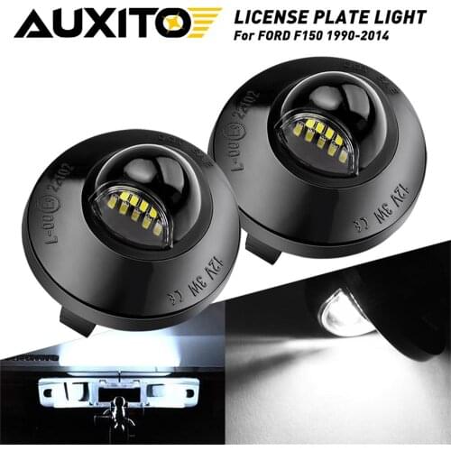 2x No Error Number License Plate Light For Ford Ranger F150 F250 F350 F450 F550 Super Duty Bronco Explorer Expedition Excursion