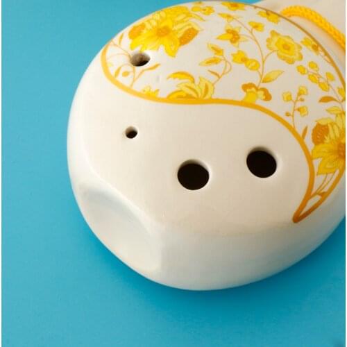 6 Holes Alto Glaze Ceramic Ocarina Decoration Ornament Craft Collectable