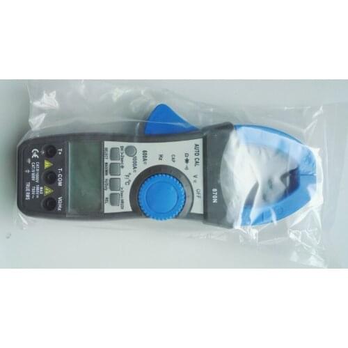 HoldPeak HP870N Auto Range DC AC Digital Clamp Meter Multimeter Pinza True RMS Frequency capacitance resistance meter Backlight