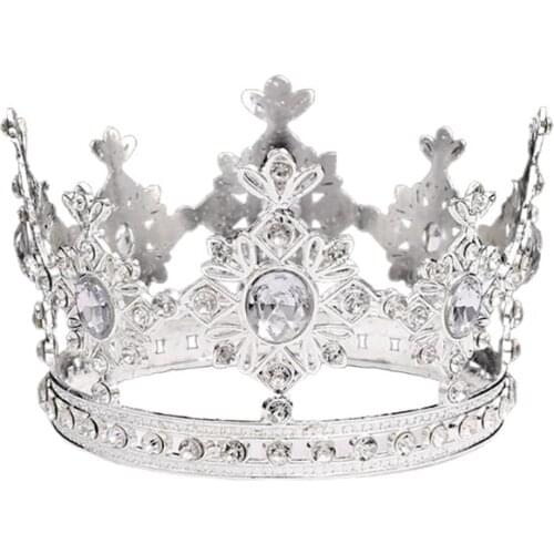 Baby Crystal Rhinestone Crown Mini Tiara Wedding Headband Princess Girls Birthday Party Decoration Hair Accessories