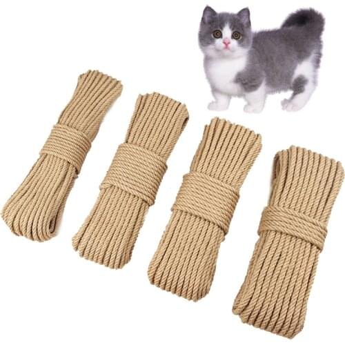 DIY Cat tree Sisal Rope anti-scratch for cats Scratching Post Cat Climbing Frame Rope Desk Legs Binding Rope Cat Sharpen Claw