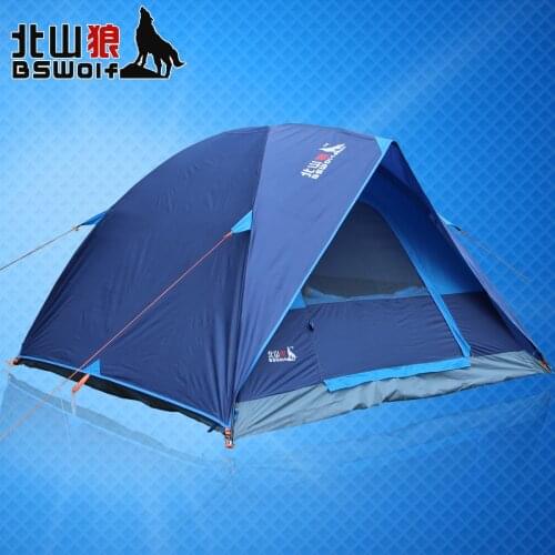 3 - 4 double layer tent anti-uv tent bswolf double door