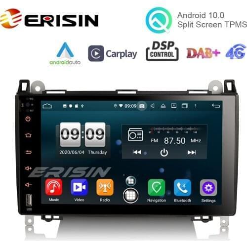 Erisin ES8792B 9" PX5 DSP Android 10.0 Car Multimedia Apple CarPlay Android Auto GPS 4G DAB+ Radio for Benz A Class B Class B200