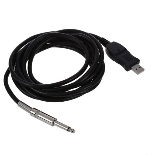 Guitar to USB Interface Link Connection Instrument Cable 3M