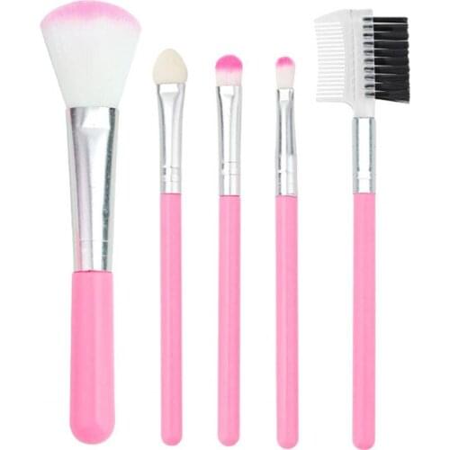 5Pcs/Set Makeup Brushes Handle Face Make Up Soft Cosmetic Foundation Brushes for Travel Makeup Brush
