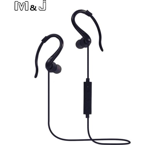 M&J Wireless Bluetooth 4.1 Headset Stereo Sport Earphone Studio Music WIth Mic Smart Bass Headphone for iPhone EeubhqJcWn