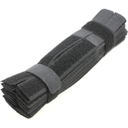 50pcs Colourful Reusable Fastening Wire Cable Ties Organizer Cord Cable Tie Rope Holder for Laptop PC TV Reusable Cable Ties