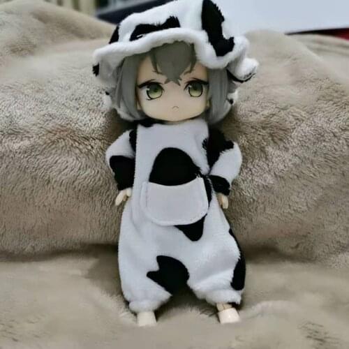 Ob11 baby clothes baby cow crawling suit pajamas Molly baby clothes 1/12 bjd GSC doll clothes