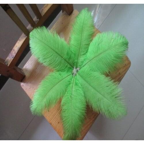 Wholesale! 500 PCS/a lot of beautiful green ostrich feathers 20-25 cm / 8-10 inches wedding celebration decoration