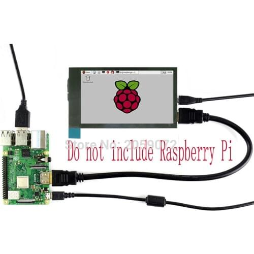Raspberry Pi 3B+/4B zero W LCD 3.5inch HDMI LCD 480*800 capacitive touch