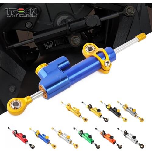 TREON CNC Motorcycle Steering Stabilize Damper Bracket Mount For YAMAHA MT-09 MT09 FZ09 FZ-09 2013-2016 2017 2018 2019 MT-09
