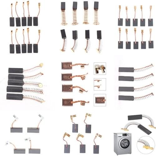 10/4//1Pcs Multi Power Tool Carbon Brush Electric Hammer Angle Grinder Graphite Brush Replacement For Motors Dremel Rotary Tools