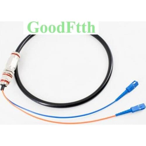 Waterproof Pigtail SC/UPC Anti-bite SM 2 cores PE Sheath GoodFtth 20-50m