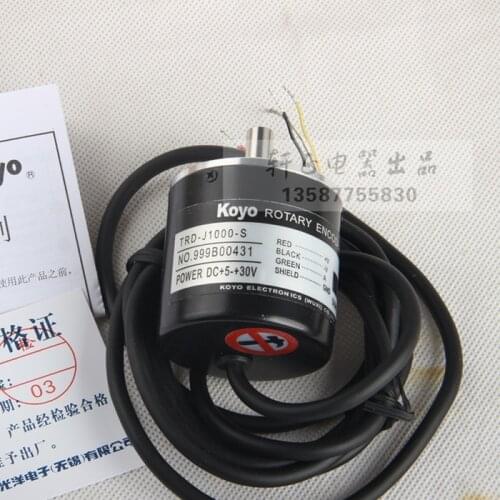 Wuxi Koyo encoder rotary encoder TRD-J100-S Solid shaft encoder 100 pulse DC+5-+30V