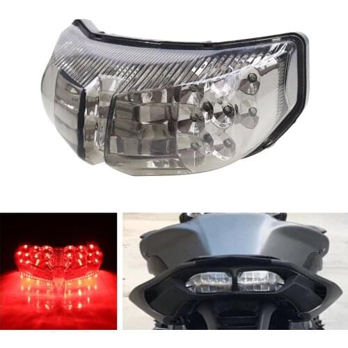 Motorcycle Rear Tail Light Brake Turn Signal Integrated LED Light Smoke For YAMAHA FZ8 / FAZER 2010 2011 2012 2013 2014 2015