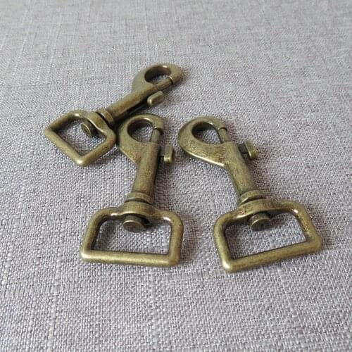 20pcs wholesale 25mm metal buckle lead clasp for pet dog leash rope belt straps clip buckle accessory strong hardware snap hook