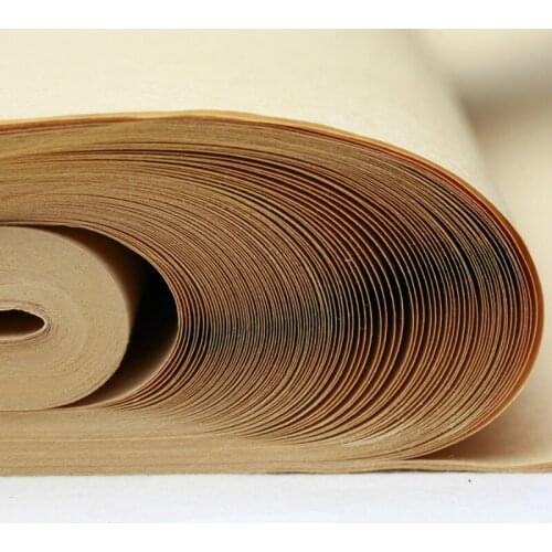 Archaistic Rice Paper for Chinese Calligraphy Writing Half-Ripe Ripe Raw Xuan Paper Chinese Traditional Ink Painting Xuan Paper