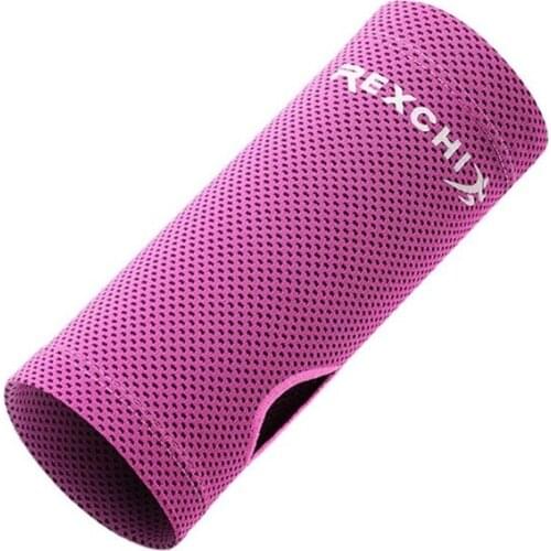 40GC Women Men Summer Ice Silk Cooling Wristband Sunscreen Breathable Mesh Anti-Skid Bracelet Sweat Band for Sport Riding