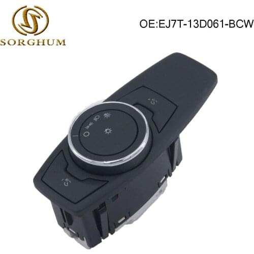 Black Headlight Switch EJ7T-13D061-BCW EJ7T13D061BCW For Ford