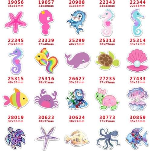 DIY decoration crafts accessories 30pcs per cartoon character planar resin pr30859