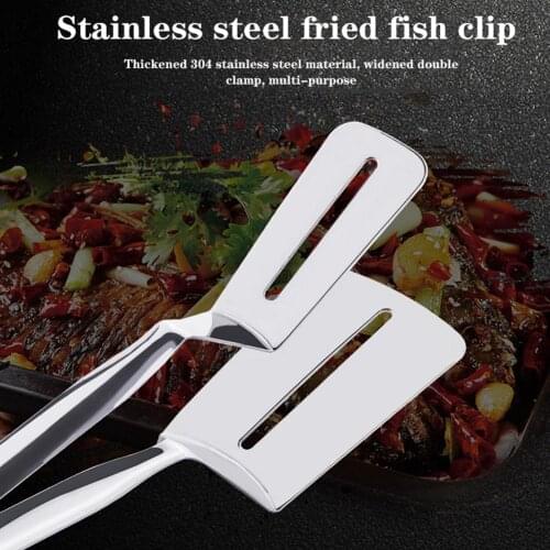 Home Pizza Steak Food Clamp BBQ Clip Grilled Fish Spatula Kitchen Cooking Tool