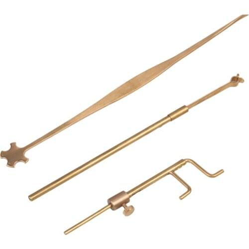 Violin Luthier Tools Sound Post Gauge Measurer Retriever Clip Set Violin Parts & Accessories