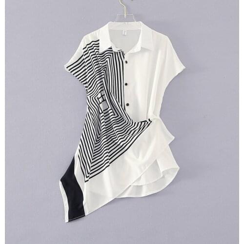 Ismtide Black And White Blouses