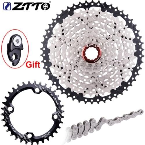 ZTTO 9 Speed Mountain Bike Cassette 11-50T Wide Ratio MTB 9speed Bicycle Sprocket 9S Freewheel Compatible with M430 M4000 M590