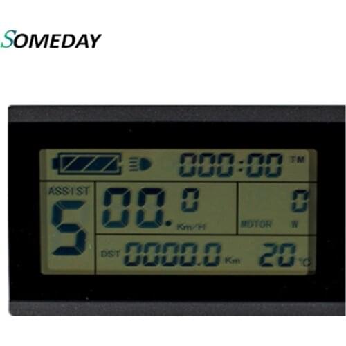 SOMEDAY 24V36V48V72V SOMEDAY KT LCD3 Display LCD KunTeng Display Ebike Computer for Electric Bicycle Conversion Kit Accessories
